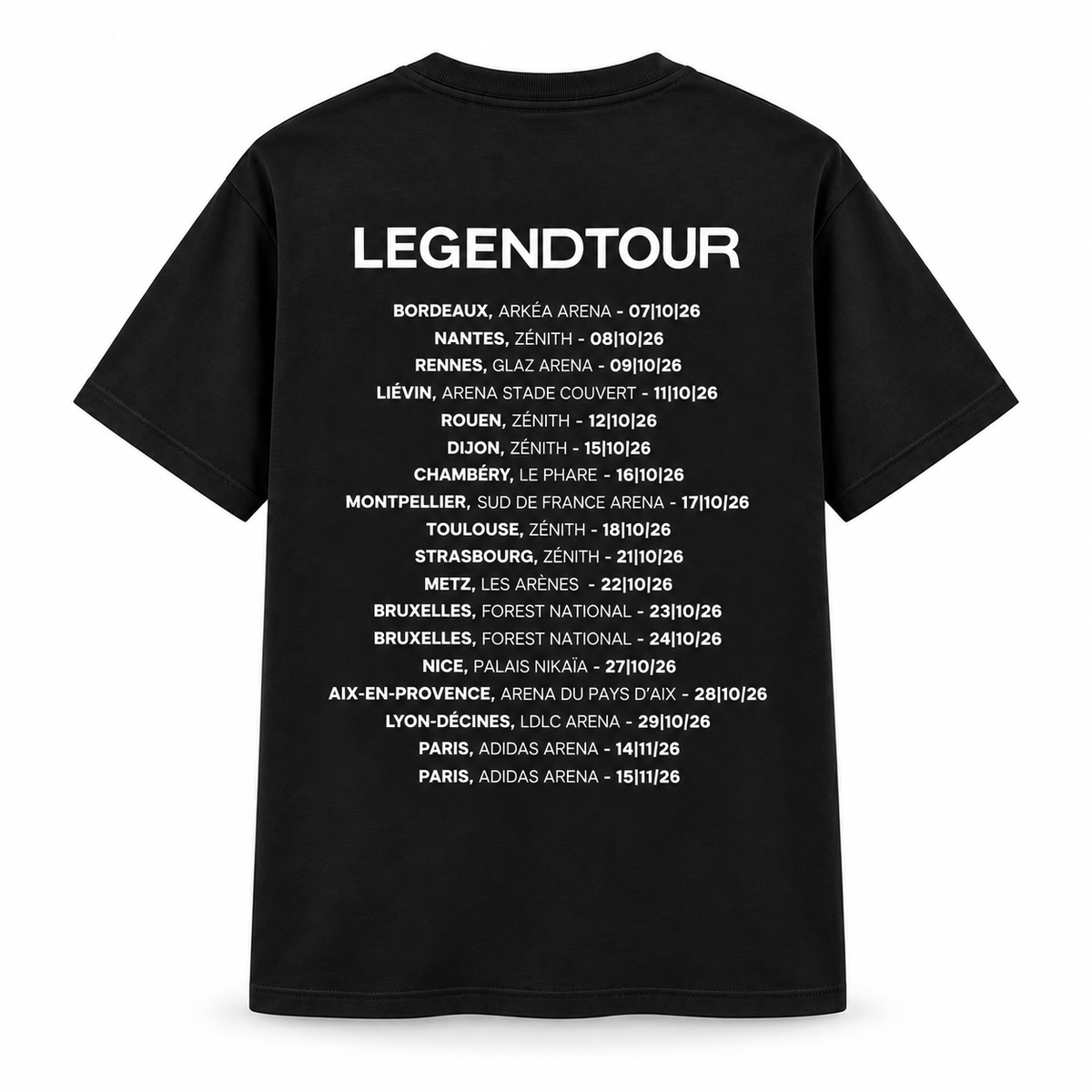 T-SHIRT LEGEND TOUR