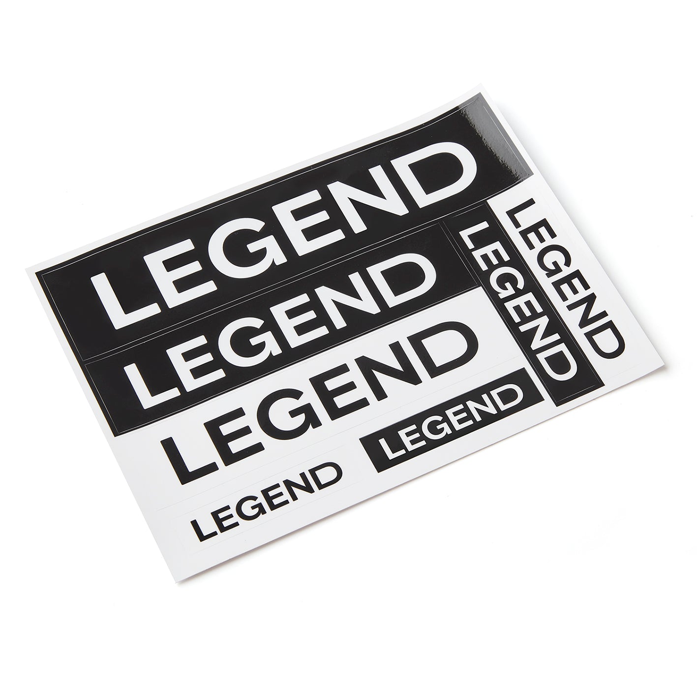 Planche de stickers LEGEND