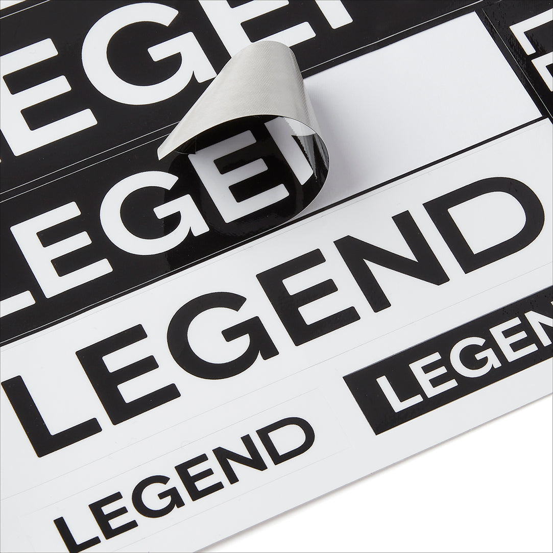 Planche de stickers LEGEND