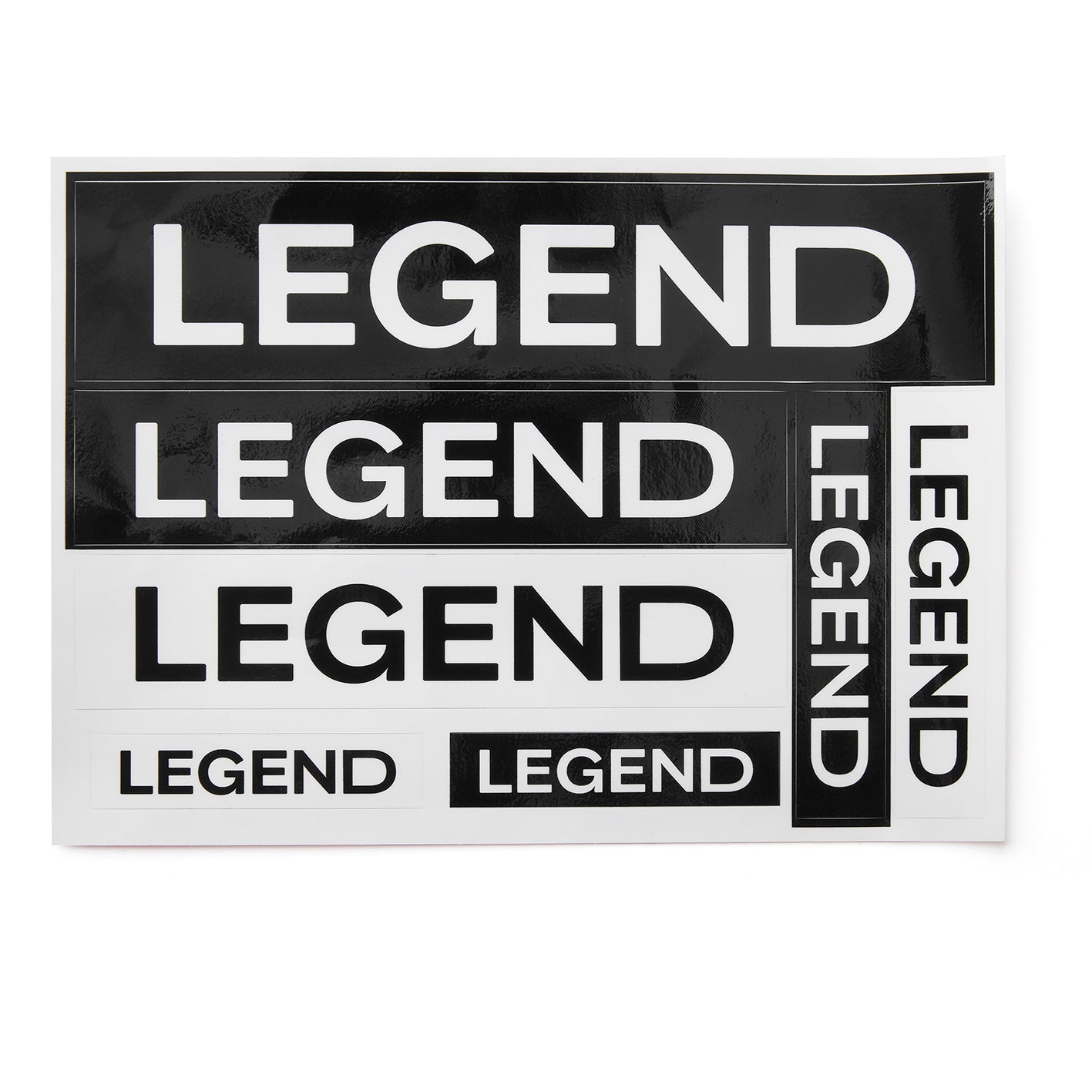 Planche de stickers LEGEND